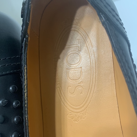 Tod's Leather Flats Driving Loafers black 5.5 - Picture 17 of 17